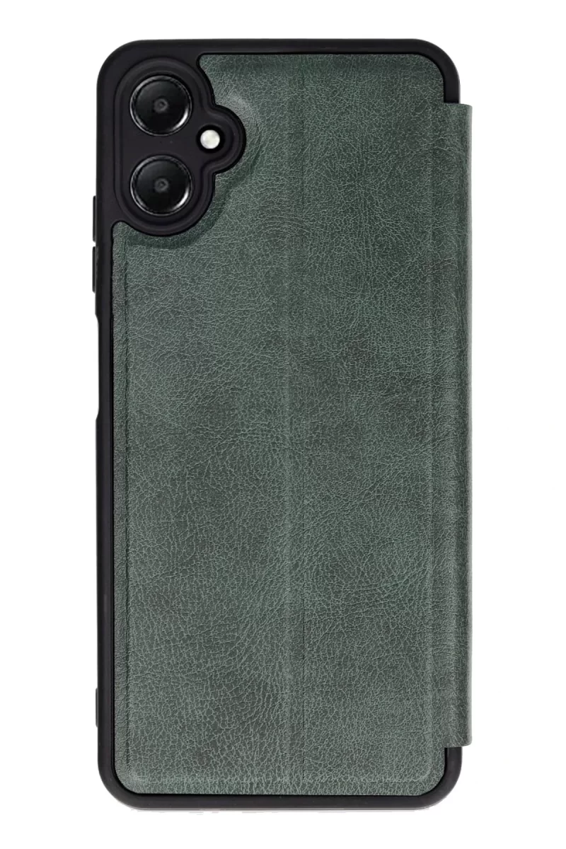 Newface Samsung Galaxy A05 Kılıf Flip Cover - Koyu Yeşil