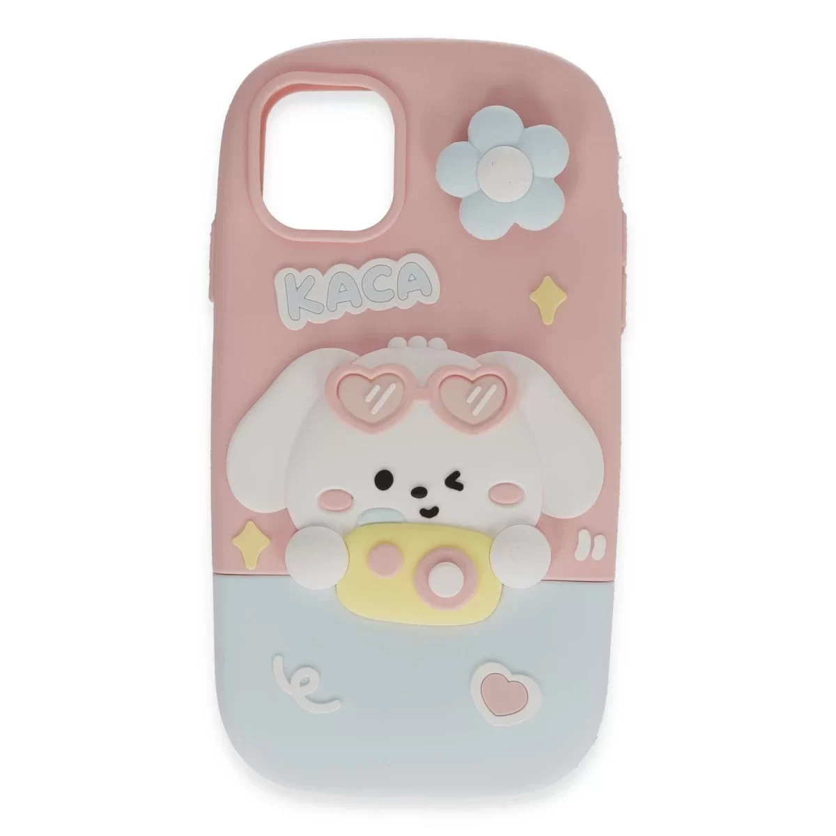 Newface Apple iPhone 15 Pro Kılıf Poky Karakter Silikon Kapak - Desen 13