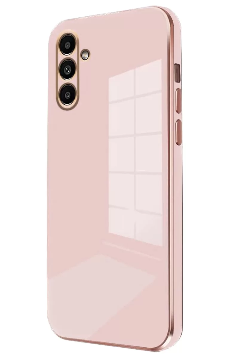 Newface Samsung Galaxy A35 5G Kılıf Volet Silikon - Pembe