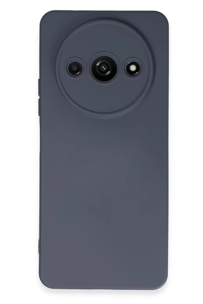 Newface Xiaomi Redmi A3 4G Kılıf Nano içi Kadife Silikon - Gri