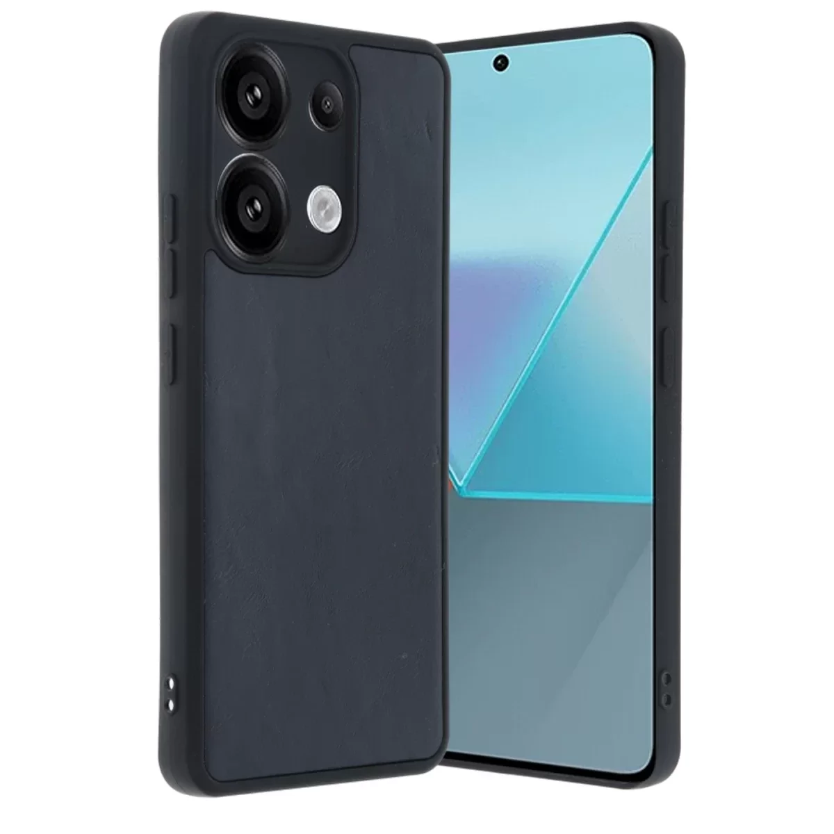 Newface Xiaomi Redmi Note 13 Pro 5G Kılıf Aras Deri Kapak - Lacivert
