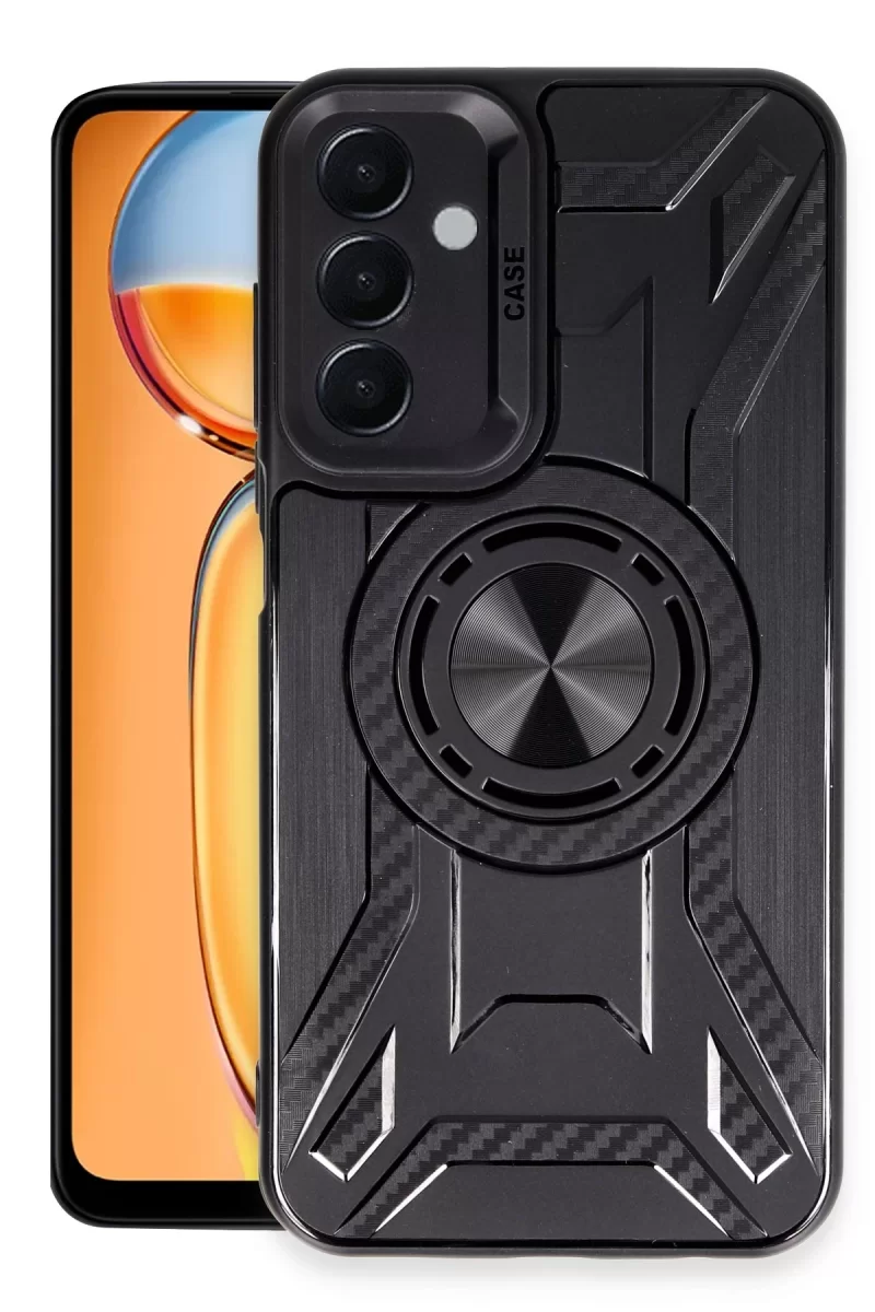 Newface Samsung Galaxy M15 Kılıf Lincoln Silikon - Siyah