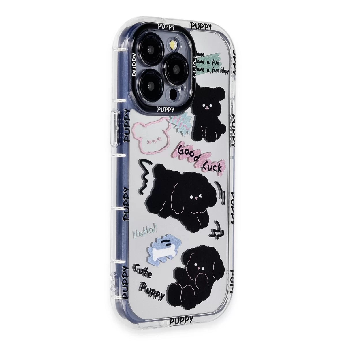 Newface Apple iPhone 14 Pro Max Kılıf Reflexion Desenli Kapak - Desen 5