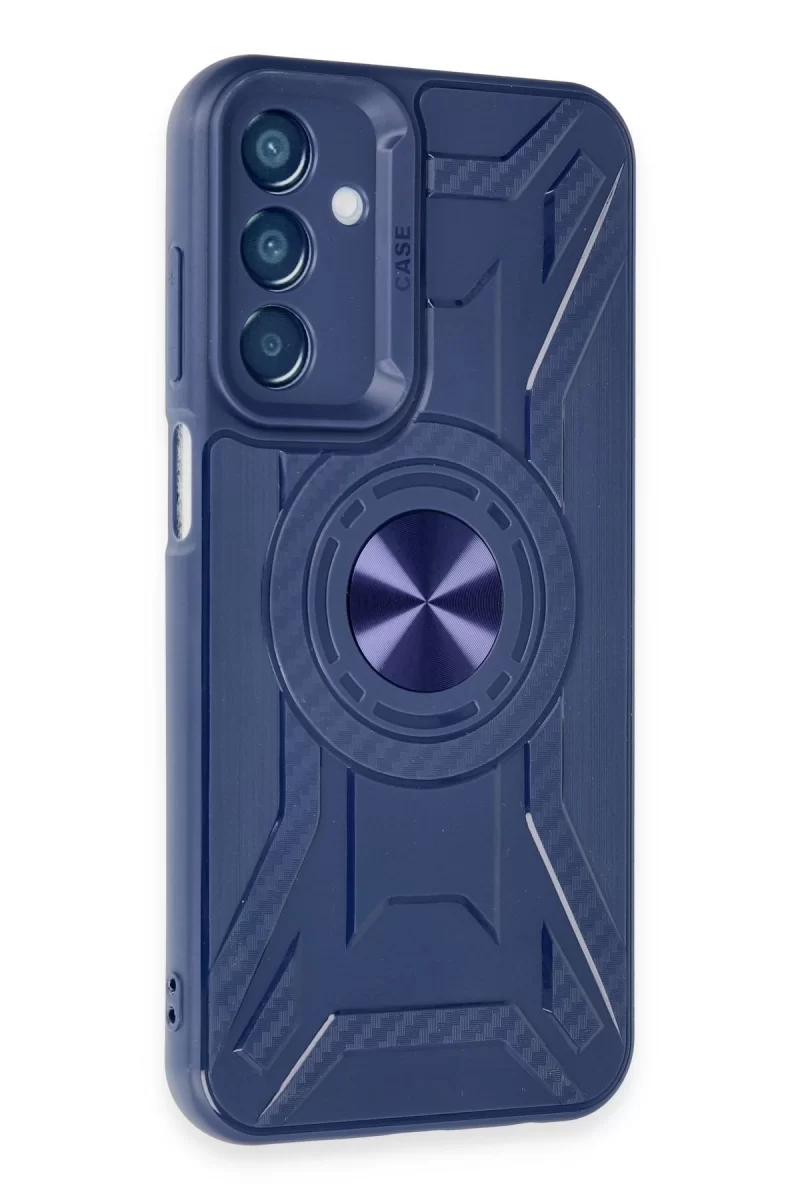 Newface Samsung Galaxy M15 Kılıf Lincoln Silikon - Lacivert