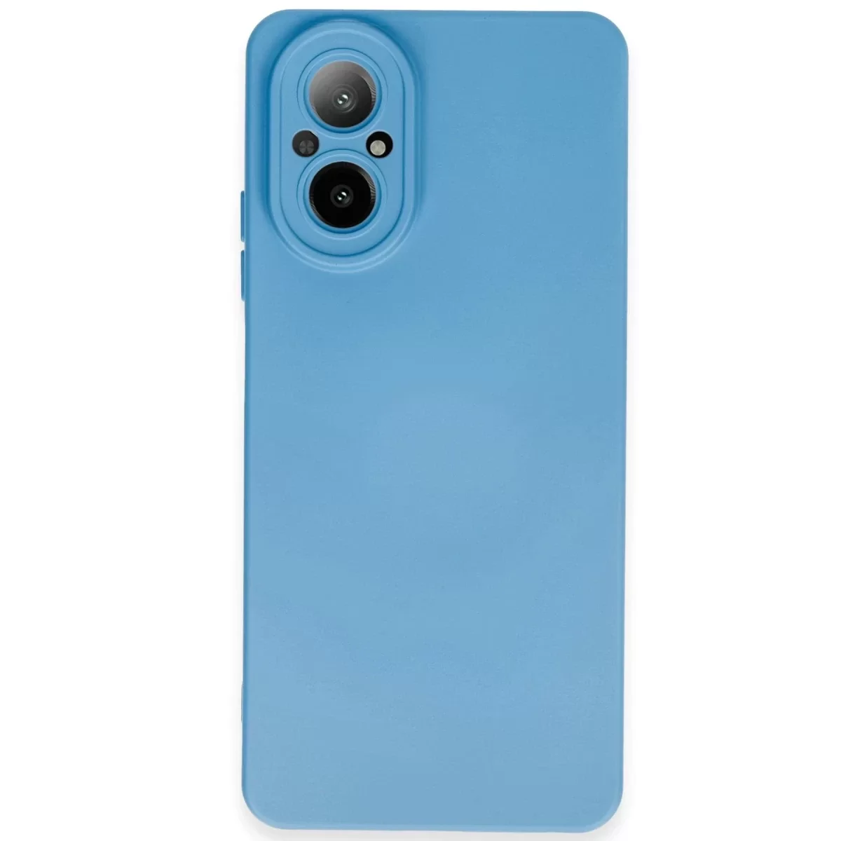 Newface Realme 12 Lite Kılıf Nano içi Kadife Silikon - Mavi