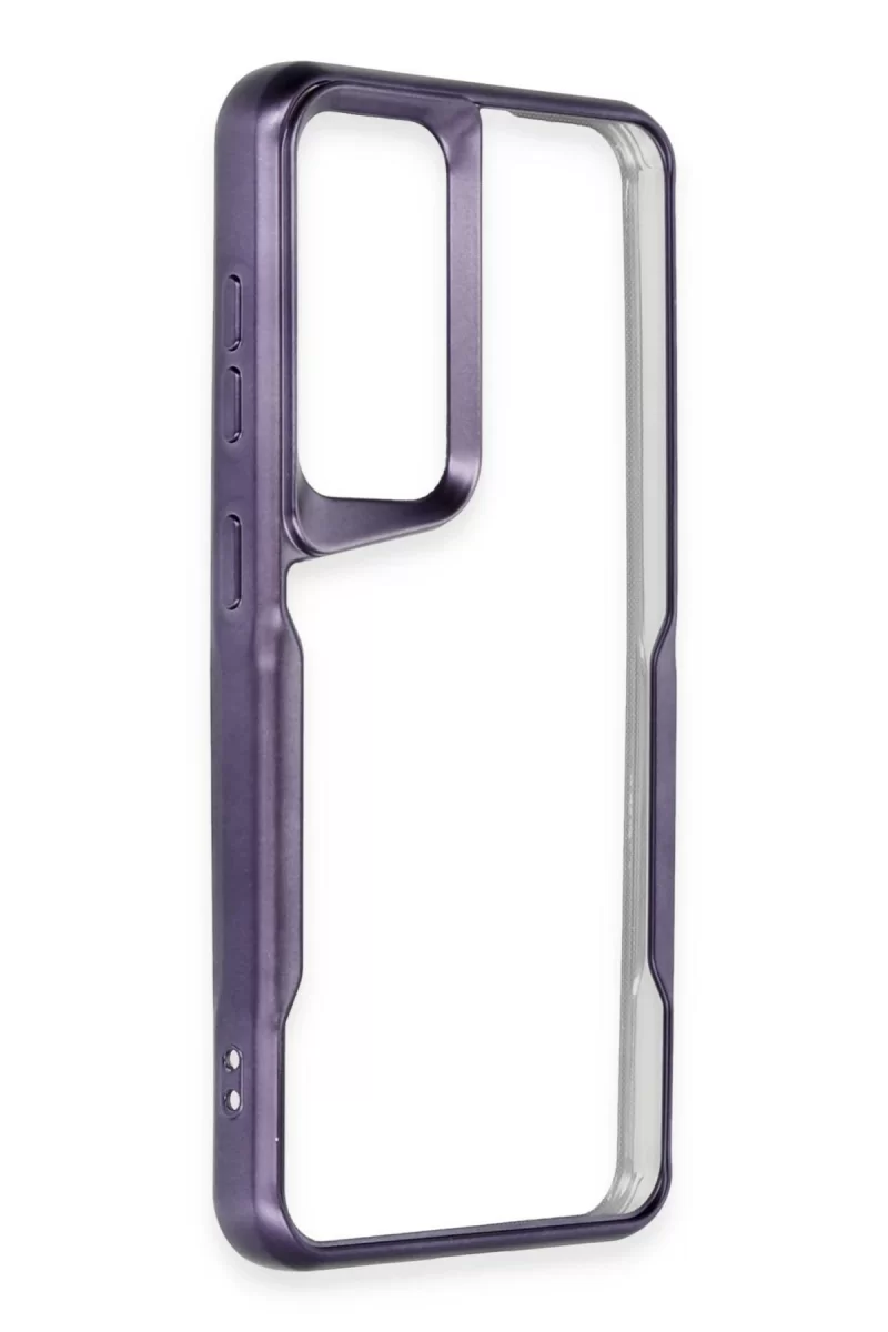 Newface Samsung Galaxy S24 Kılıf Boyi Silikon Kapak - Derin Mor