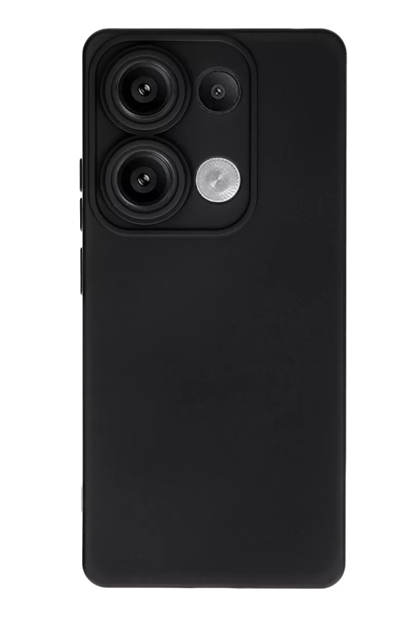 Newface Xiaomi Redmi Note 13 Pro 4G Kılıf Nano içi Kadife Silikon - Siyah