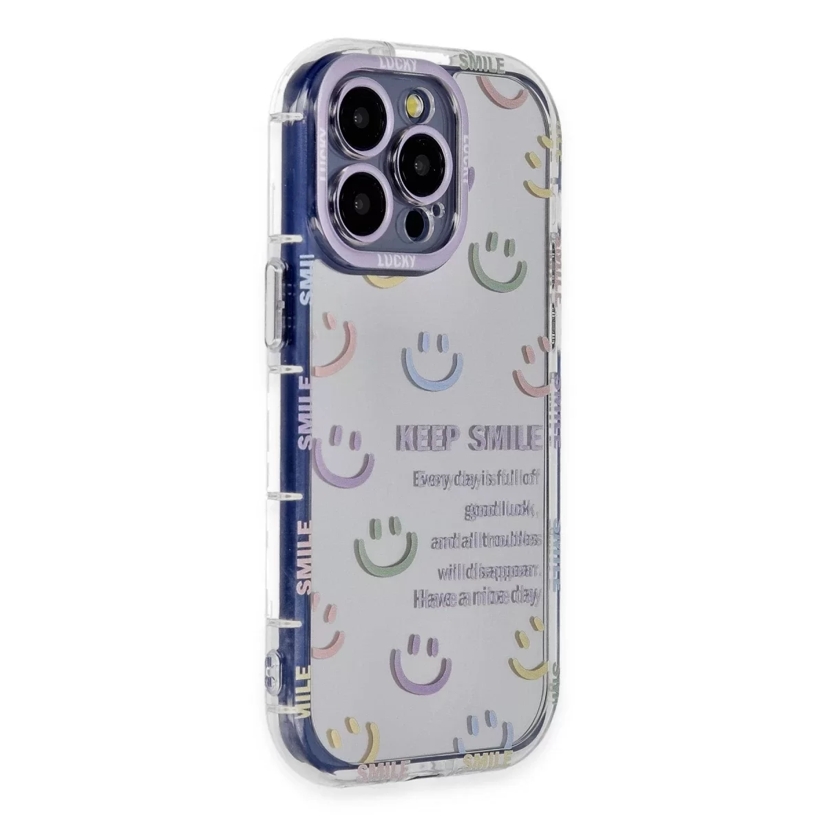 Newface Apple iPhone 15 Pro Max Kılıf Reflexion Desenli Kapak - Desen 2