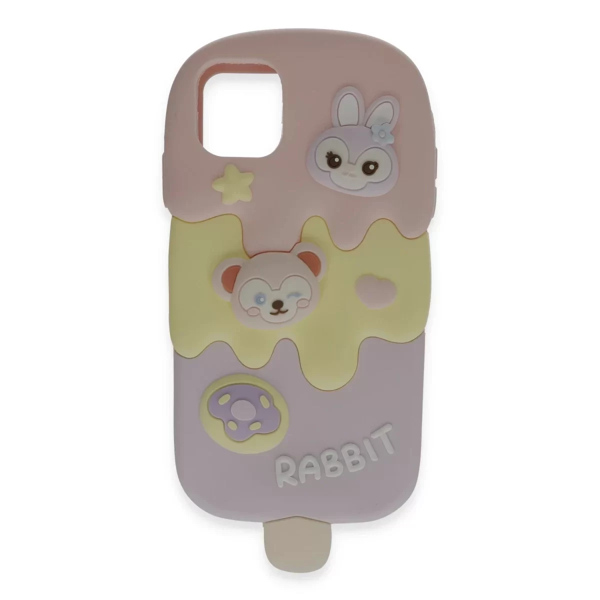 Newface Apple iPhone 15 Pro Max Kılıf Poky Karakter Silikon Kapak - Desen 11
