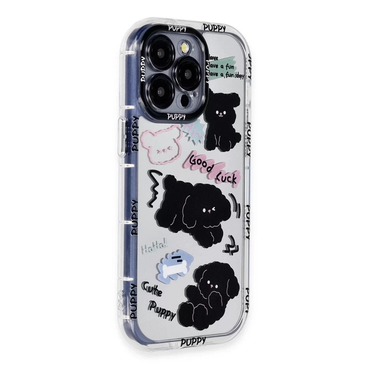 Newface Apple iPhone 15 Pro Max Kılıf Reflexion Desenli Kapak - Desen 5