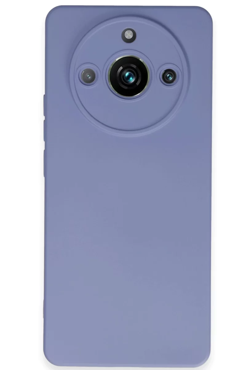 Newface Realme 11 Pro Kılıf Nano içi Kadife Silikon - Lila