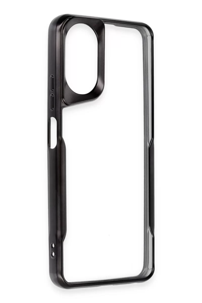 Newface Realme 12 Lite Kılıf Boyi Silikon Kapak - Siyah