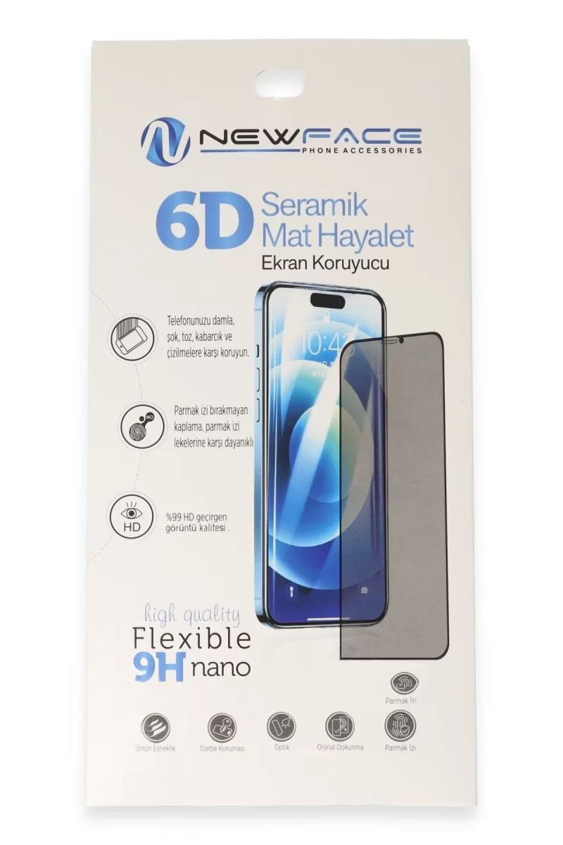 Newface Xiaomi Mi 13T Pro 6D Antistatik Mat Seramik Hayalet Nano Ekran Koruyucu