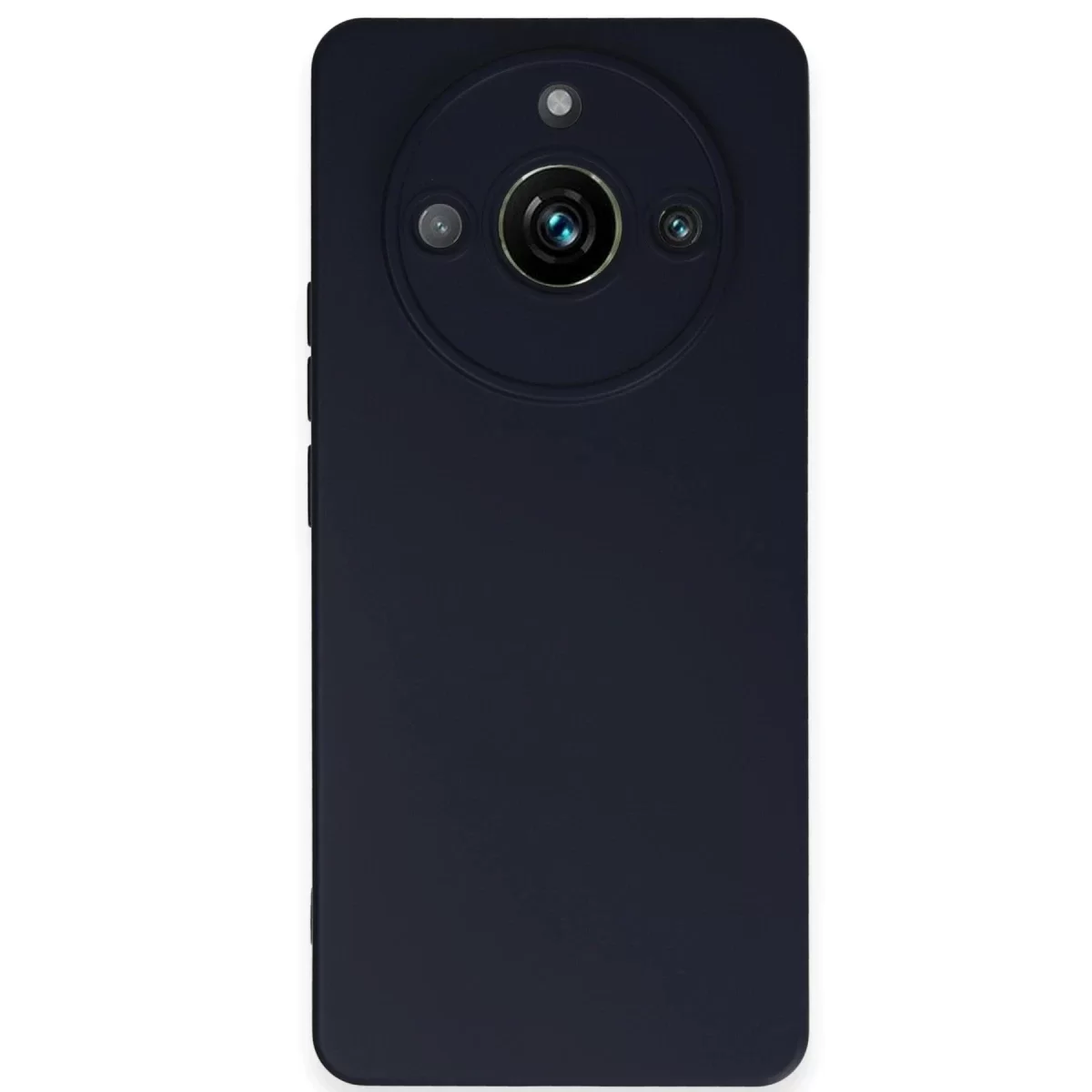 Newface Realme 11 Pro Kılıf Nano içi Kadife Silikon - Lacivert