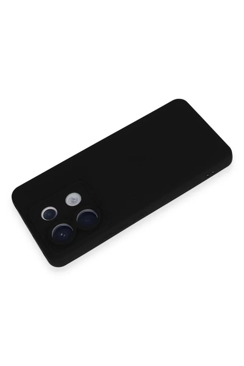 Newface Xiaomi Redmi Note 13 Pro 5G Kılıf Nano içi Kadife Silikon - Siyah