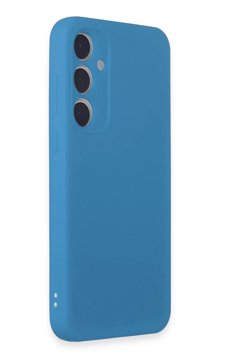 Newface Samsung Galaxy A55 5G Kılıf First Silikon - Mavi