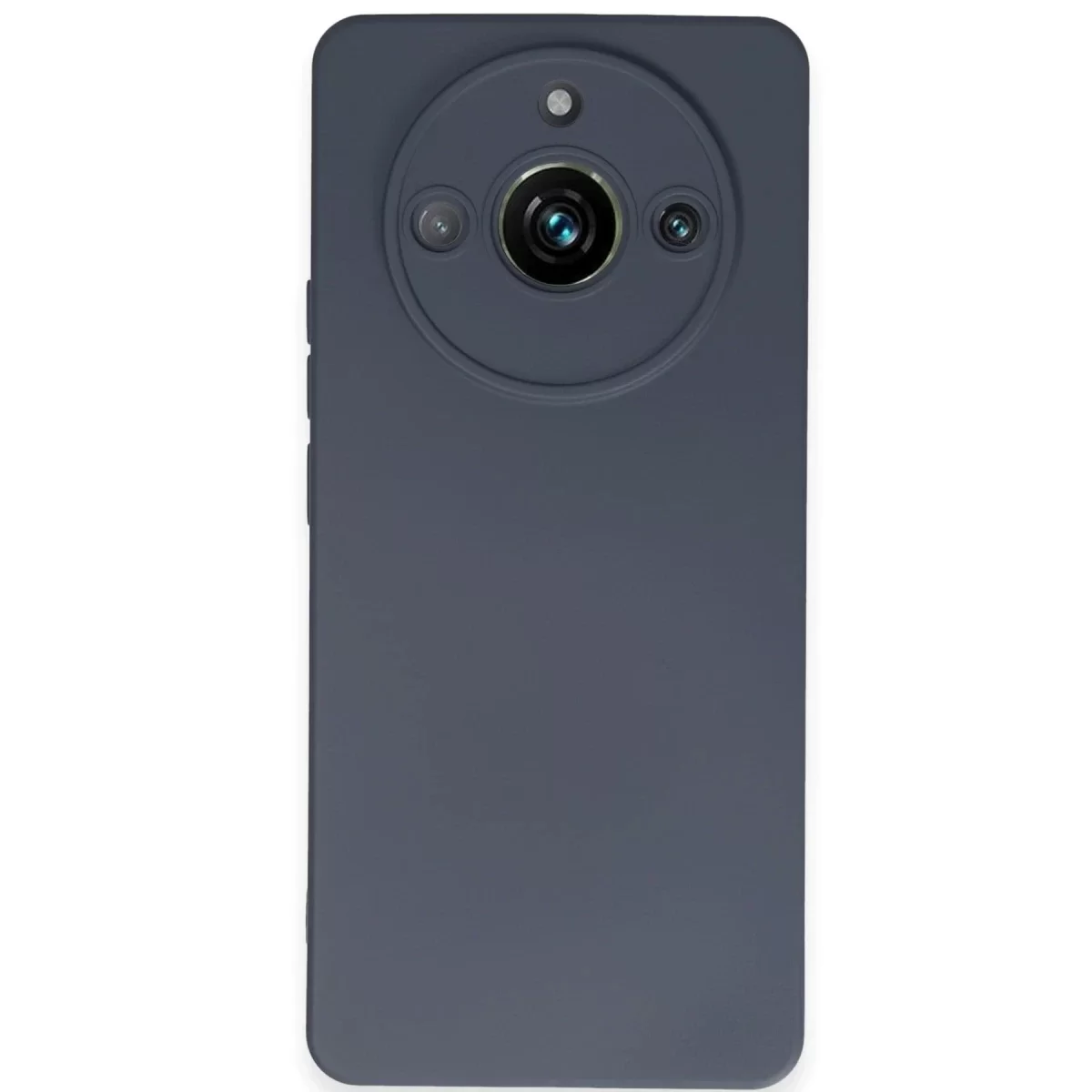 Newface Realme 11 Pro Kılıf Nano içi Kadife Silikon - Gri