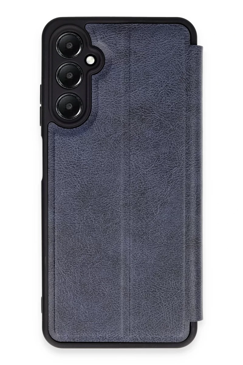 Newface Samsung Galaxy A15 4G Kılıf Flip Cover - Lacivert