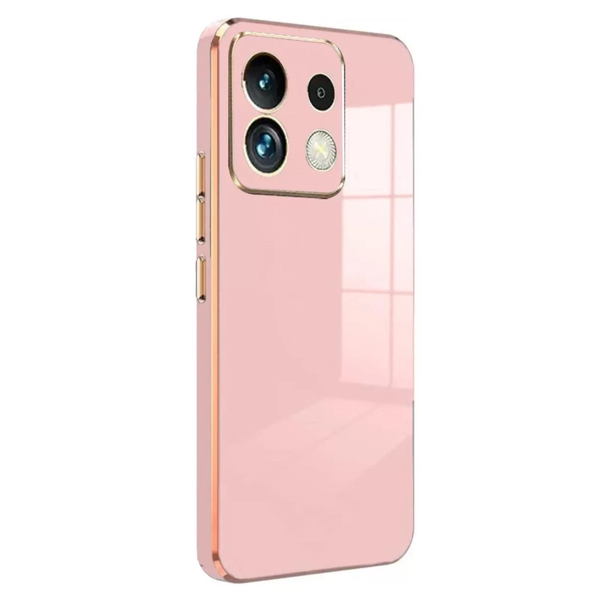 Newface Xiaomi Poco M6 Pro 4G Kılıf Volet Silikon - Pembe