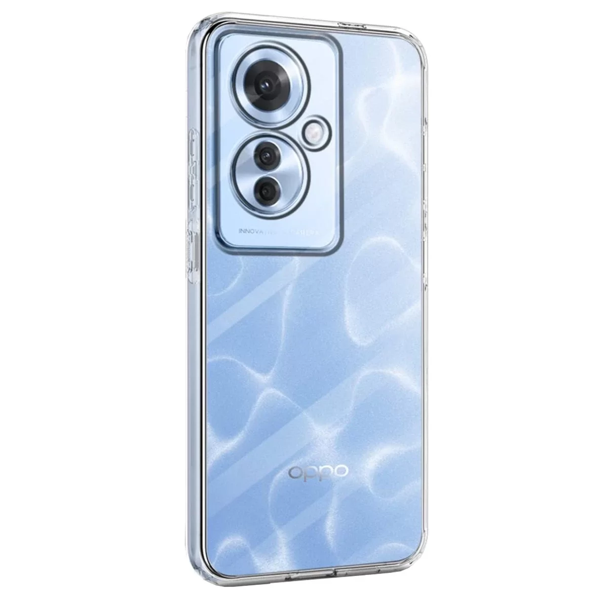 Newface Oppo Reno 11F Kılıf Lüx Şeffaf Silikon