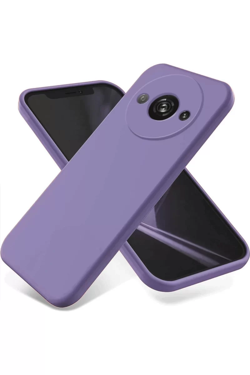 Newface Xiaomi Redmi A3 4G Kılıf First Silikon - Lila