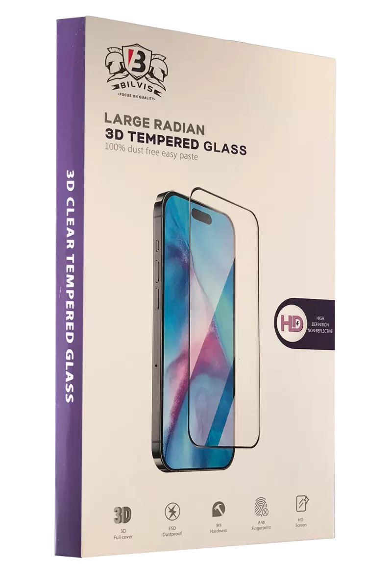 Newface Apple iPhone 16 Pro Bilvis 3D Radian Cam Ekran Koruyucu