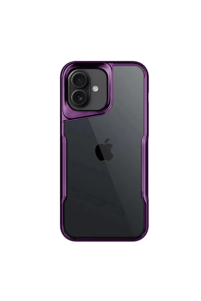 Newface Apple iPhone 16 Kılıf Boyi Silikon Kapak - Derin Mor