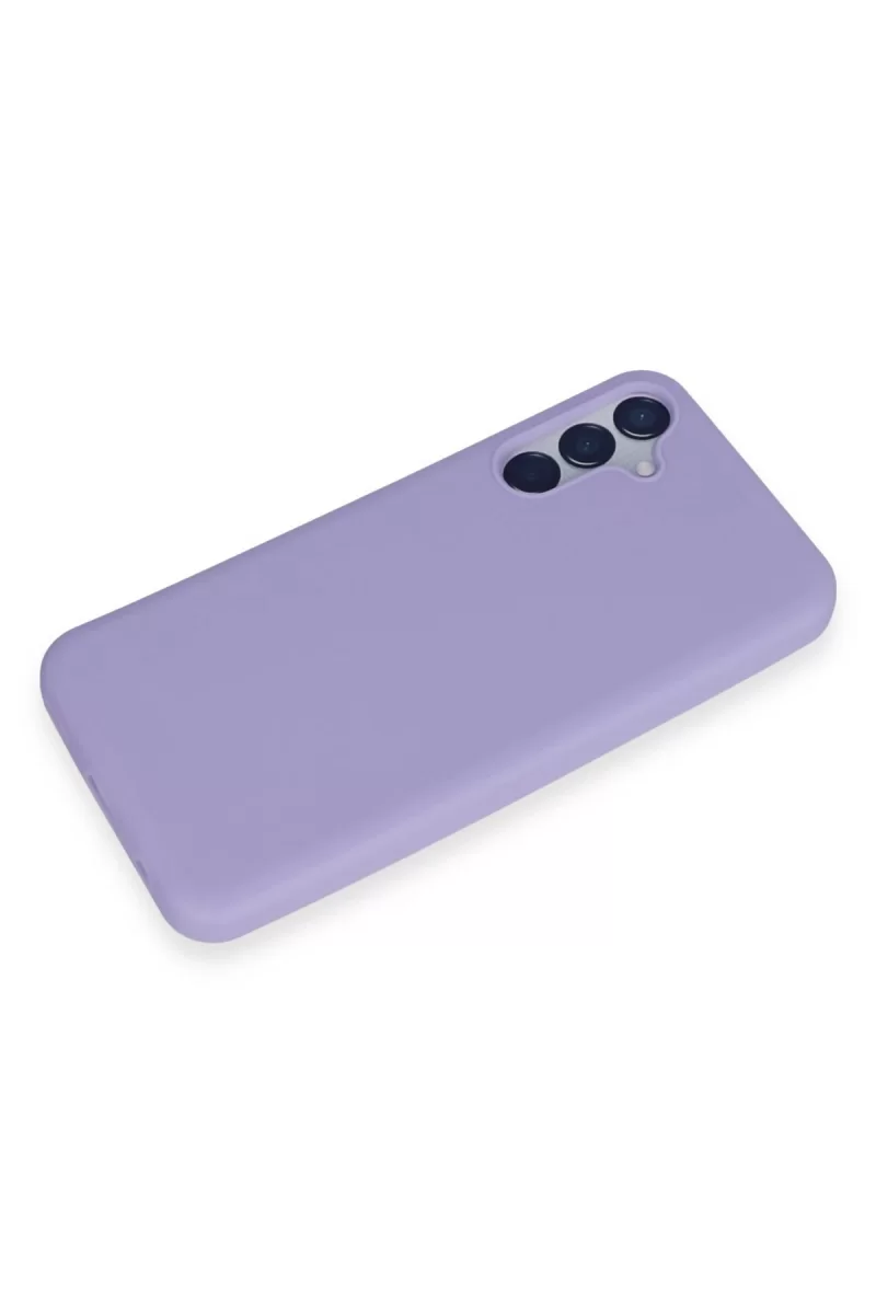 Newface Samsung Galaxy M15 Kılıf First Silikon - Lila