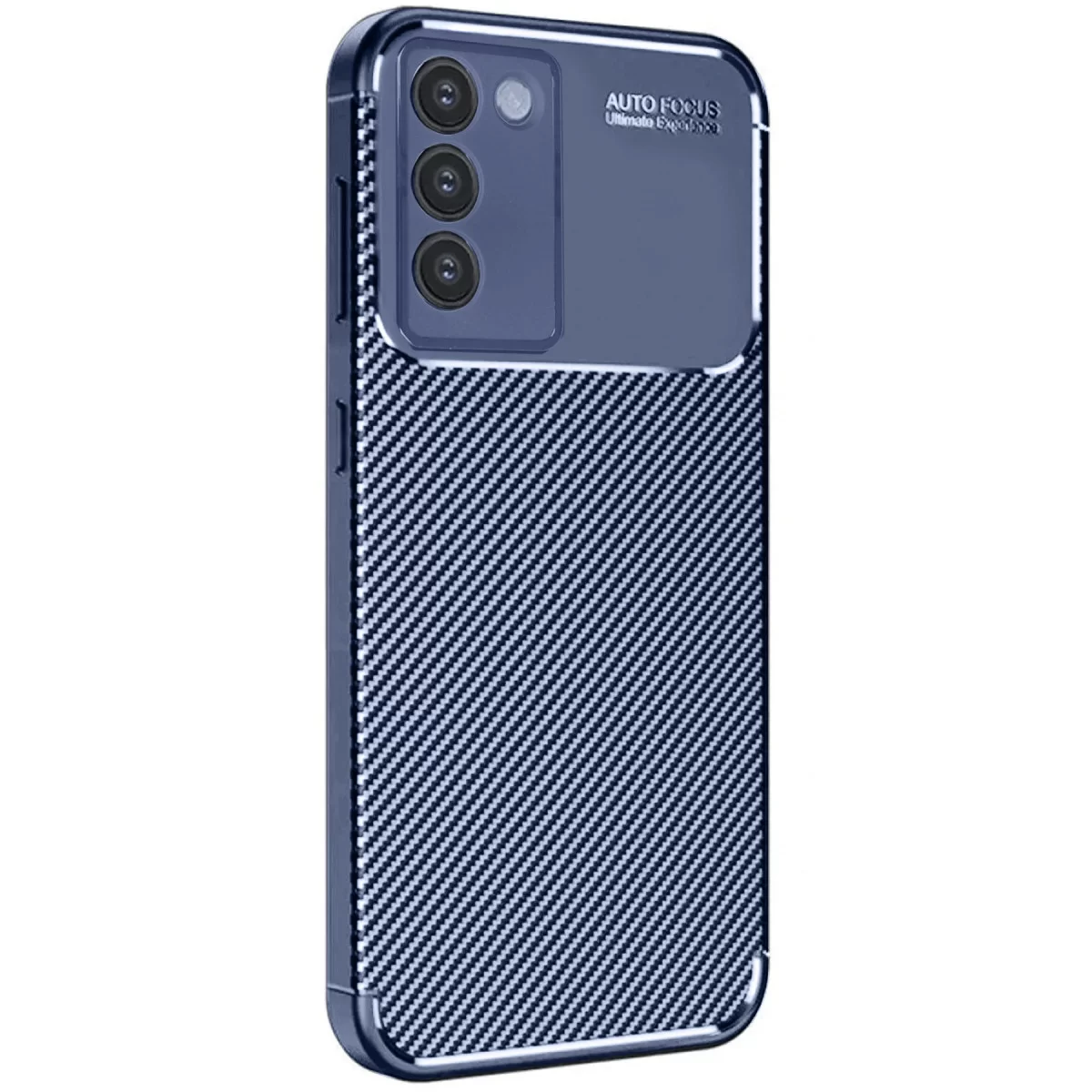 Newface Vivo V30 Lite 4G Kılıf Auto Focus Karbon Kapak - Lacivert