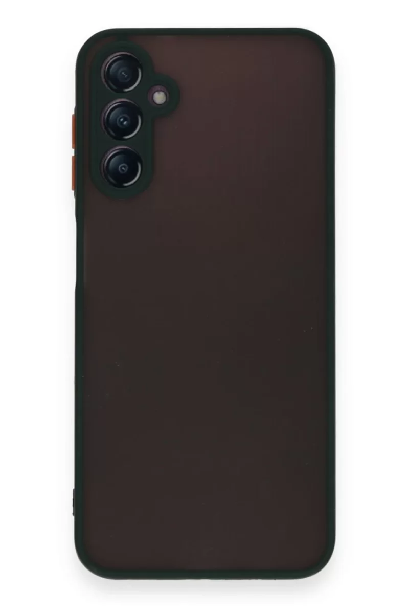 Newface Samsung Galaxy A15 4G Kılıf Montreal Silikon Kapak - Yeşil