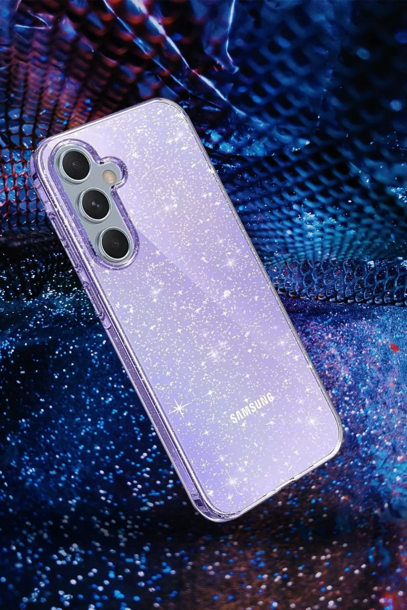 Newface Samsung Galaxy A25 5G Kılıf Glow Kapak - Mor
