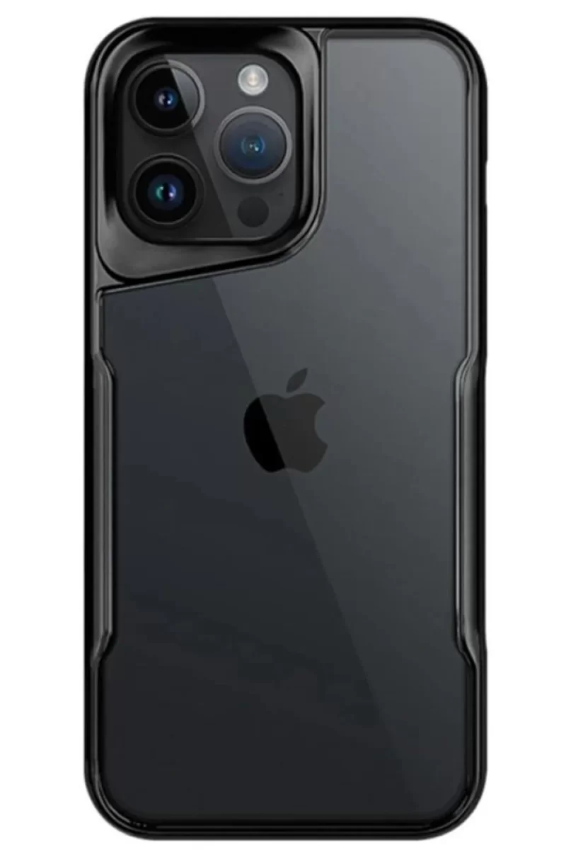 Newface Apple iPhone 14 Pro Max Kılıf Boyi Silikon Kapak - Siyah