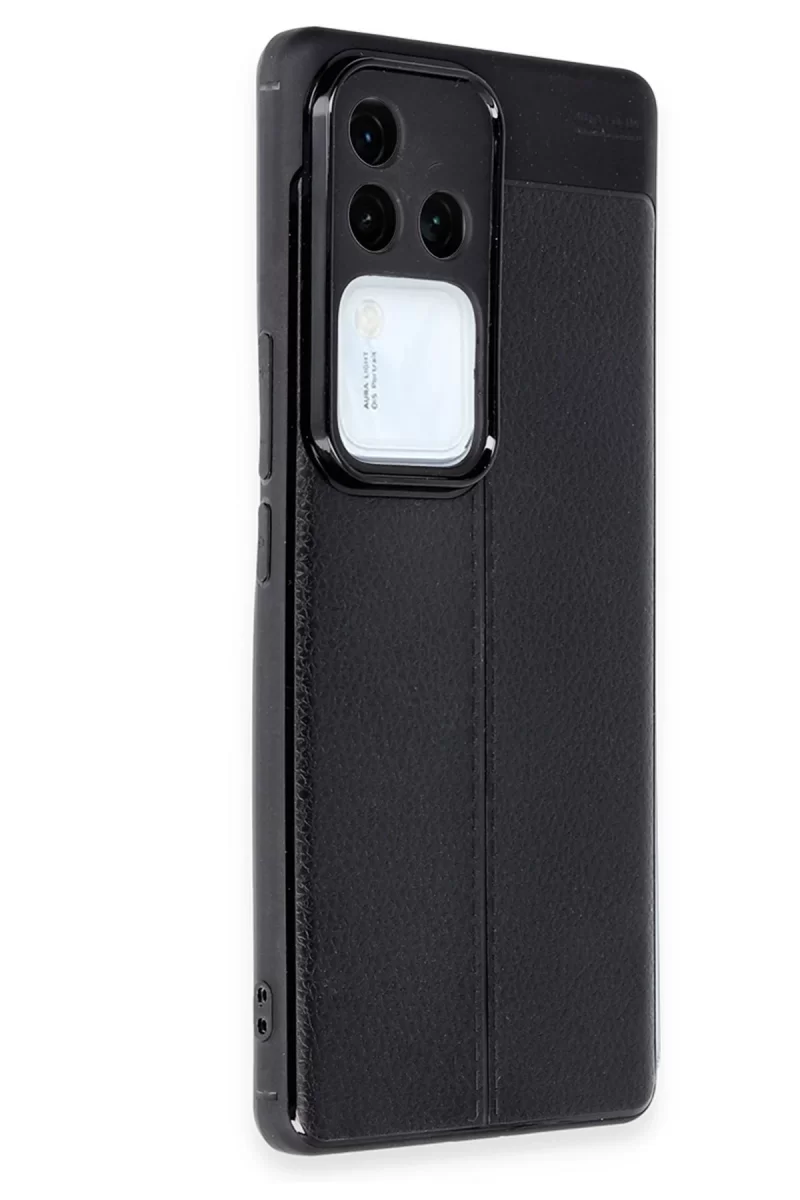 Newface Vivo V30 5G Kılıf Auto Focus Kapak - Siyah