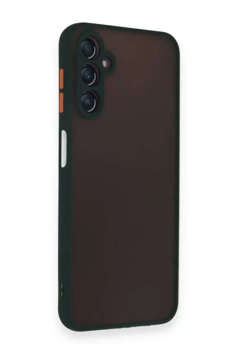 Newface Samsung Galaxy A25 5G Kılıf Montreal Silikon Kapak - Yeşil