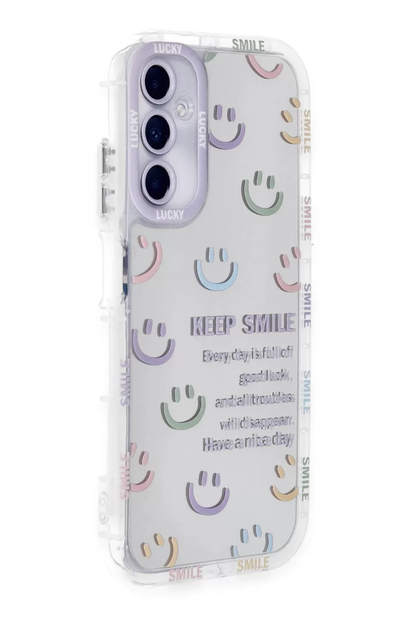 Newface Samsung Galaxy A25 5G Kılıf Reflexion Desenli Kapak - Desen 2