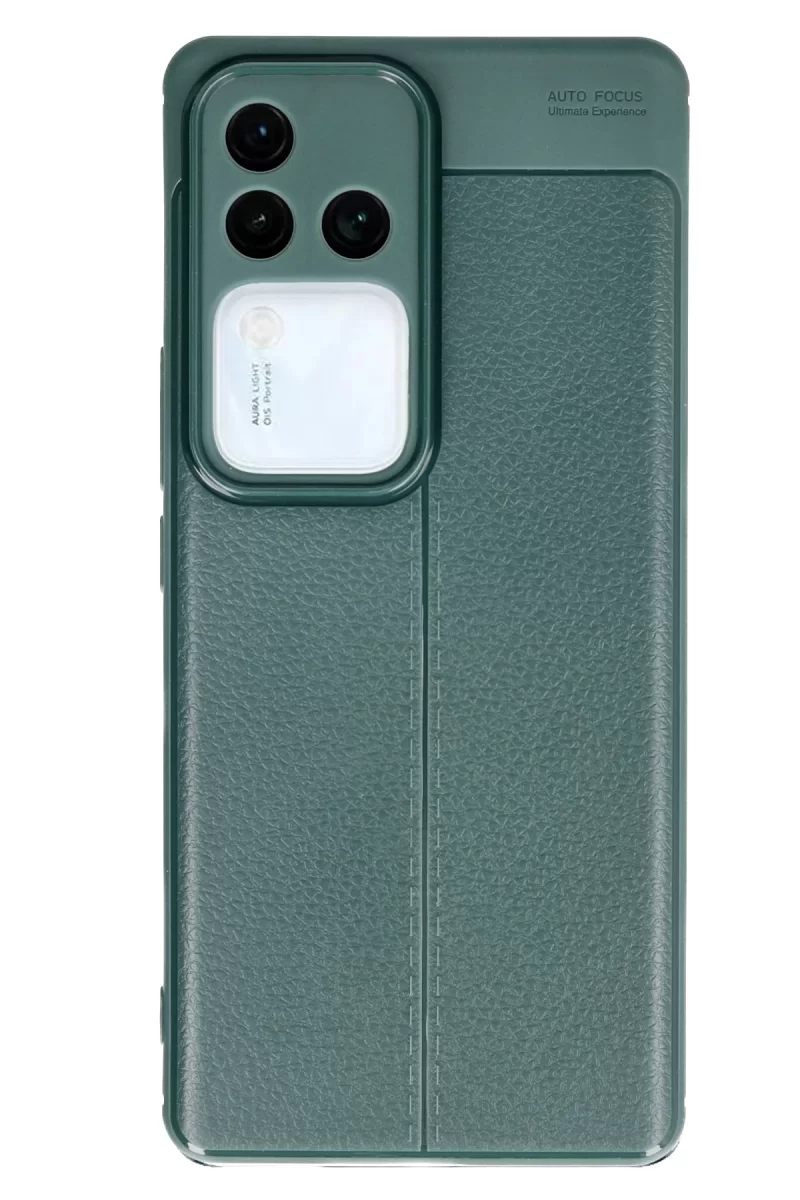 Newface Vivo V30 5G Kılıf Auto Focus Kapak - Koyu Yeşil