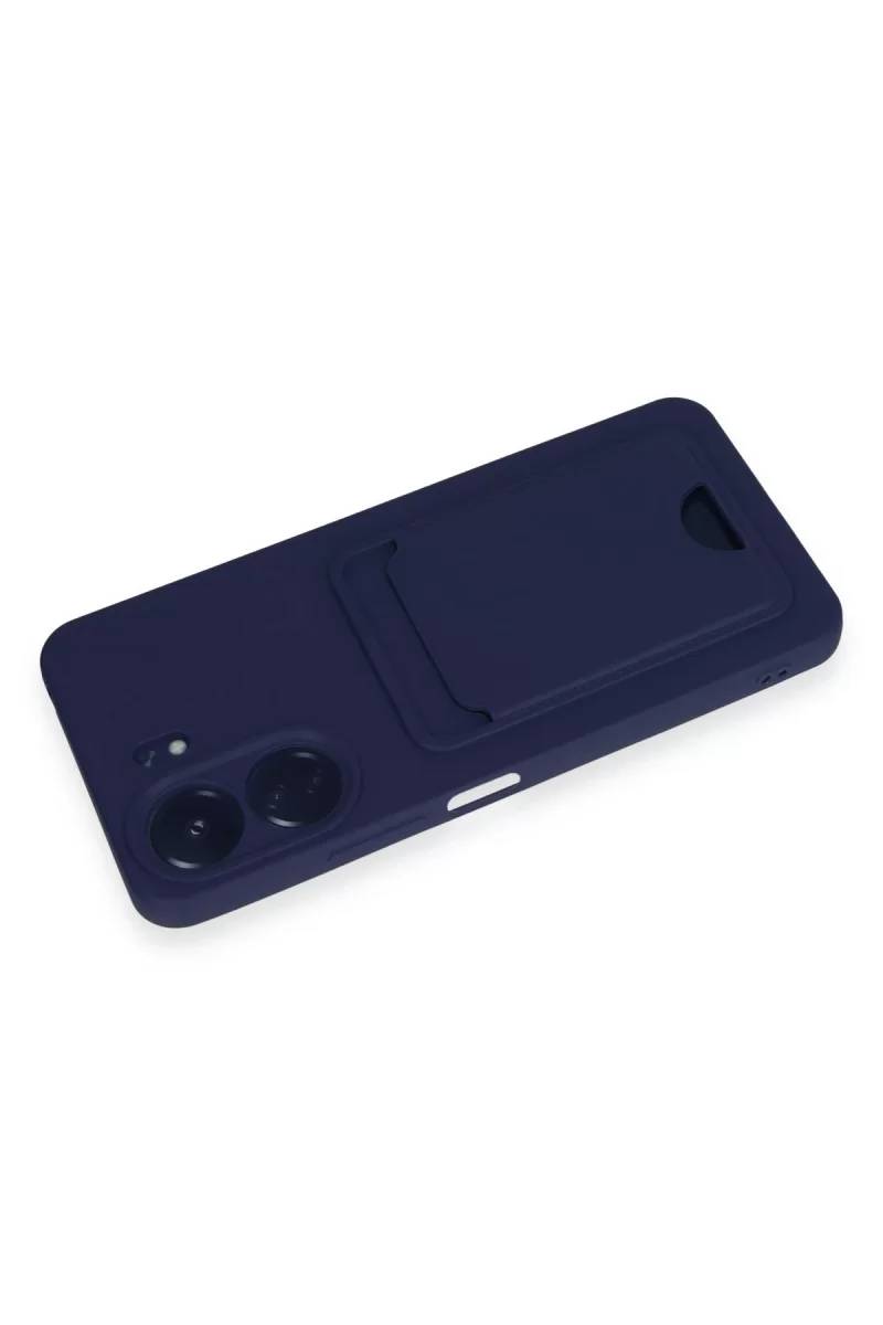 Newface Xiaomi Redmi 13C Kılıf Kelvin Kartvizitli Silikon - Lacivert