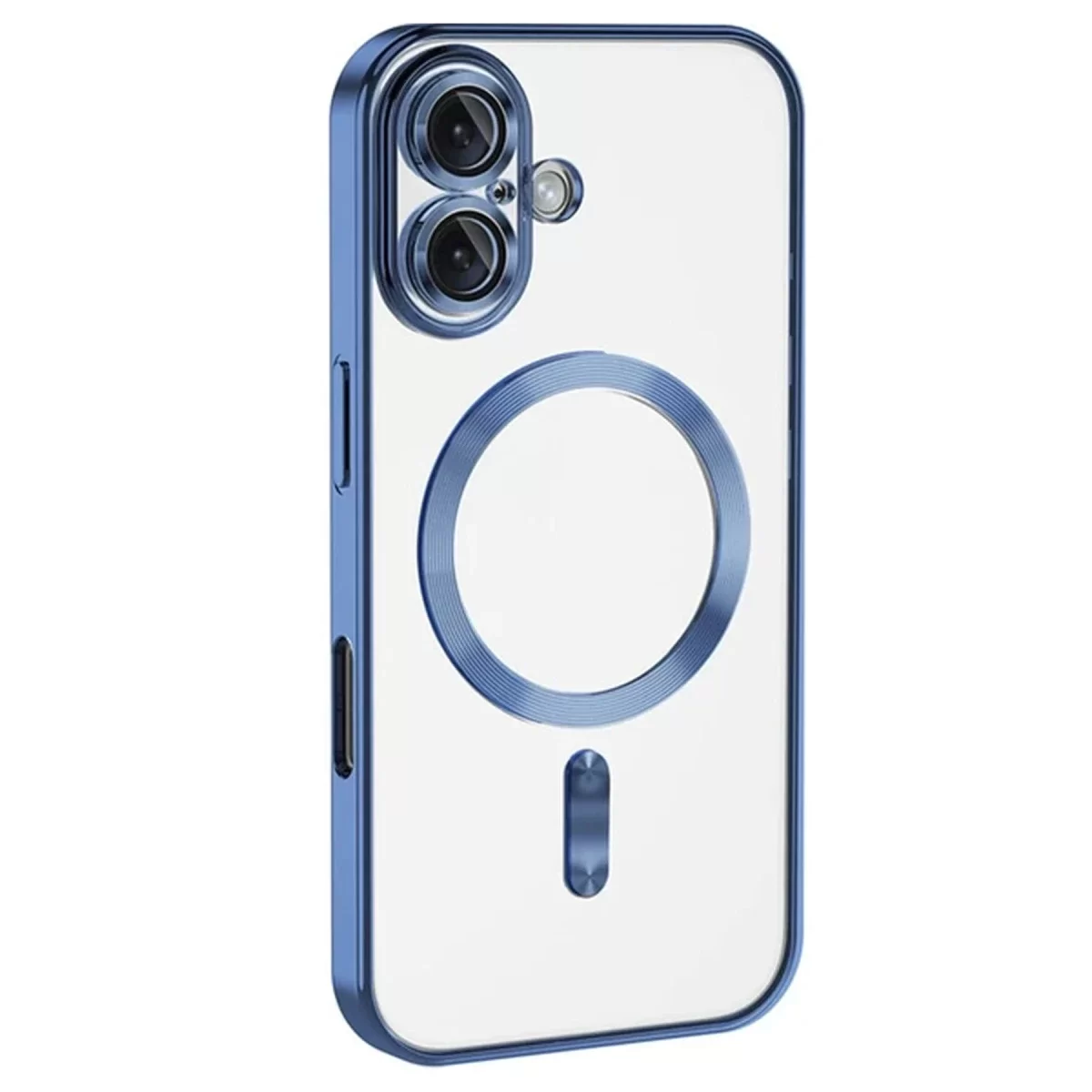 Newface Apple iPhone 16 Kılıf Kross Magneticsafe Kapak - Mavi