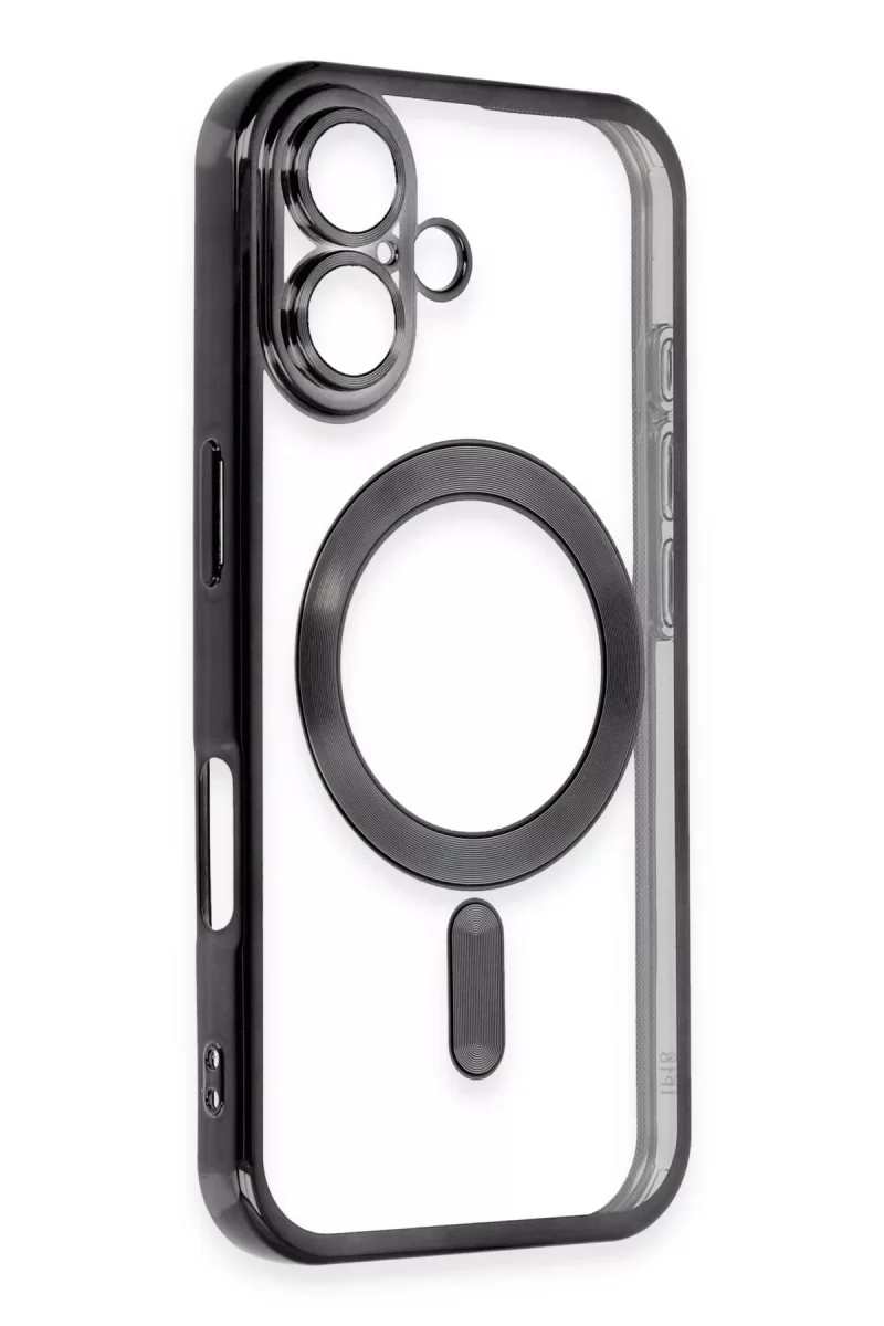Newface Apple iPhone 16 Plus Kılıf Kross Magneticsafe Kapak - Siyah