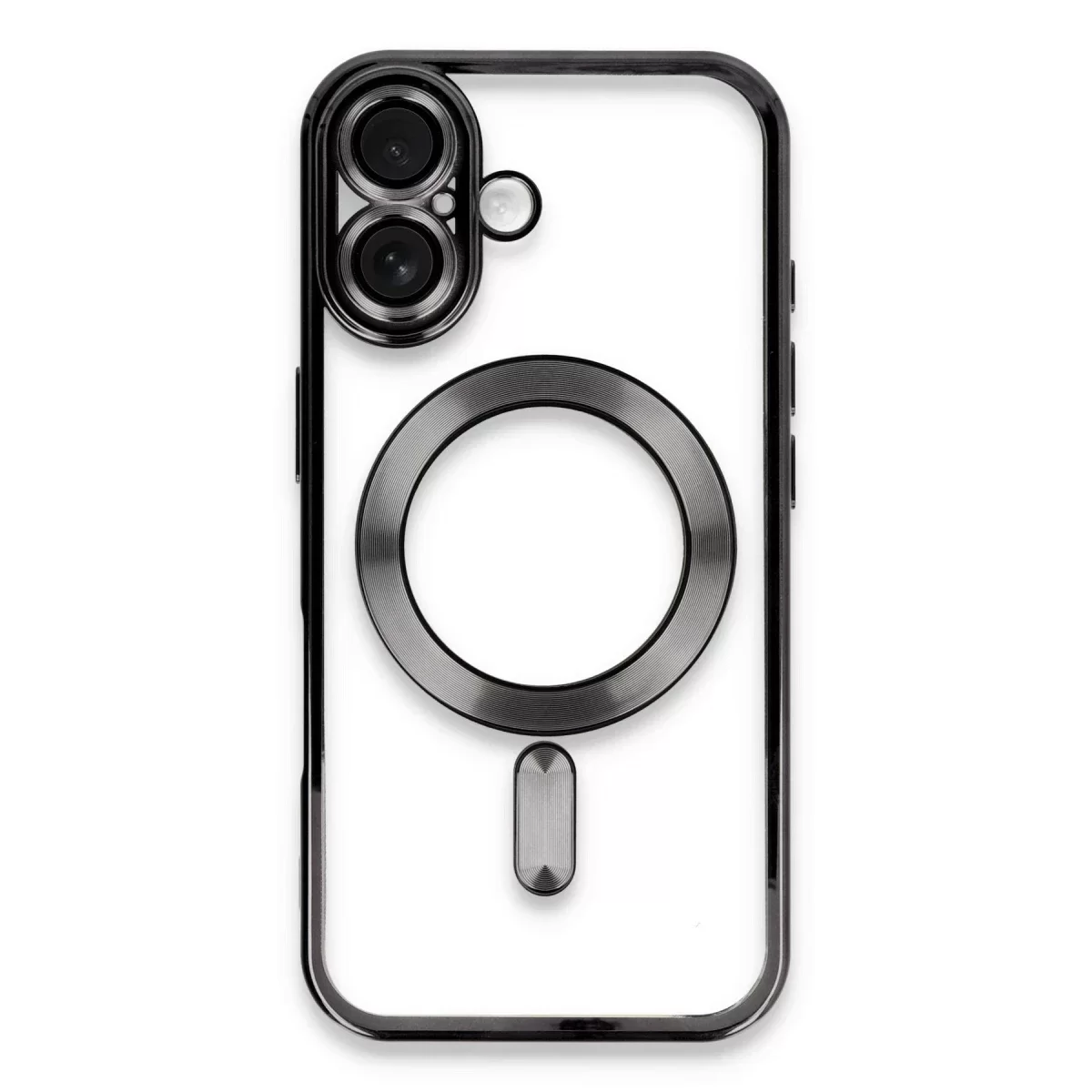 Newface Apple iPhone 16 Plus Kılıf Kross Magneticsafe Kapak - Siyah