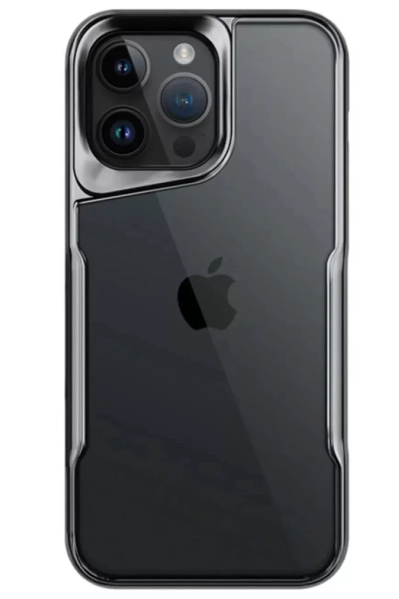 Newface Apple iPhone 14 Pro Max Kılıf Boyi Silikon Kapak - Titan Gri