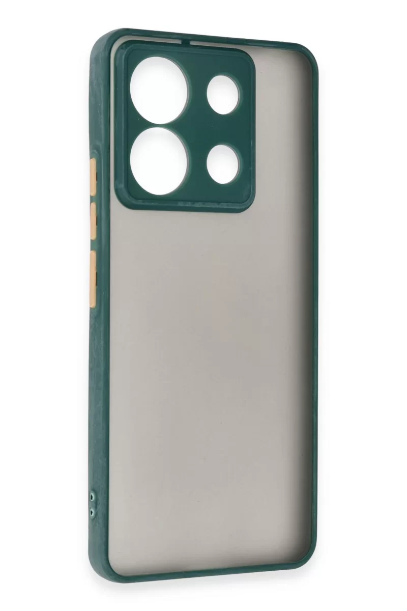 Newface Xiaomi Redmi Note 13 Pro 5G Kılıf Montreal Silikon Kapak - Yeşil