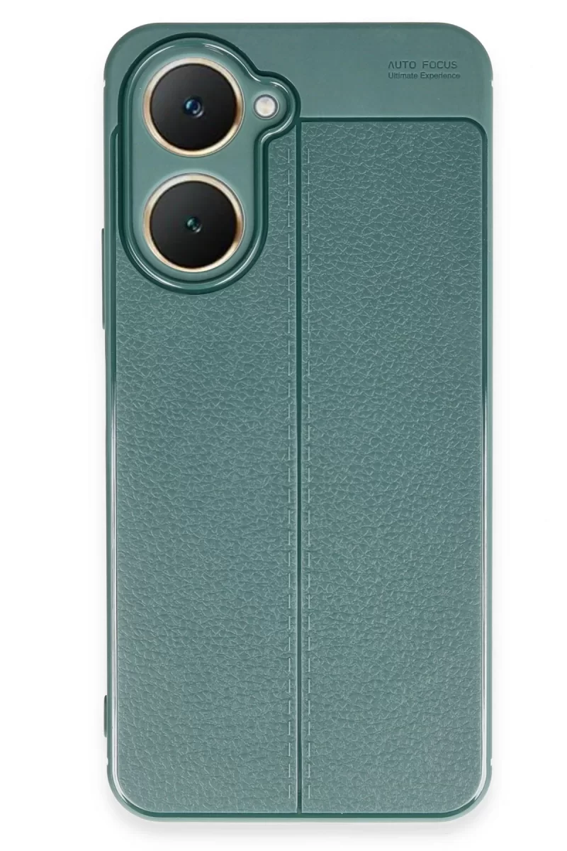 Newface Vivo Y18 Kılıf Auto Focus Kapak - Koyu Yeşil