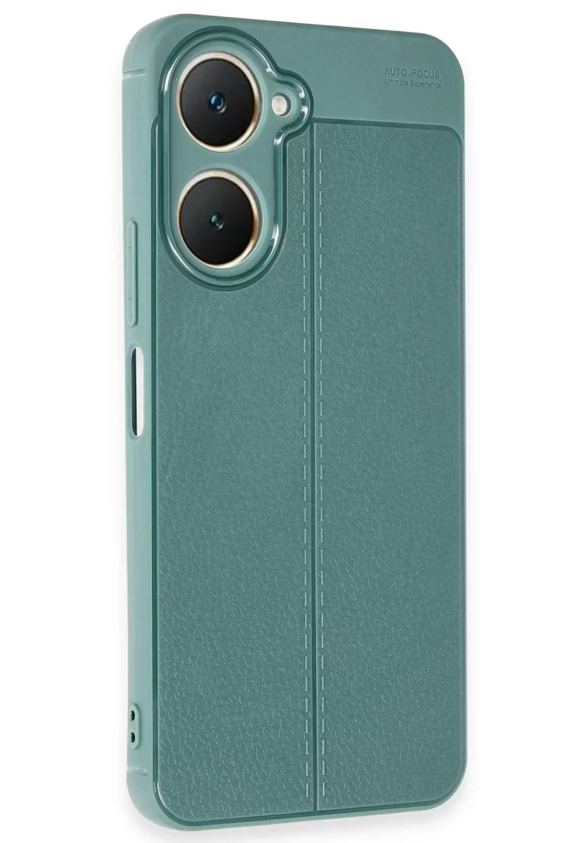 Newface Vivo Y18 Kılıf Auto Focus Kapak - Koyu Yeşil