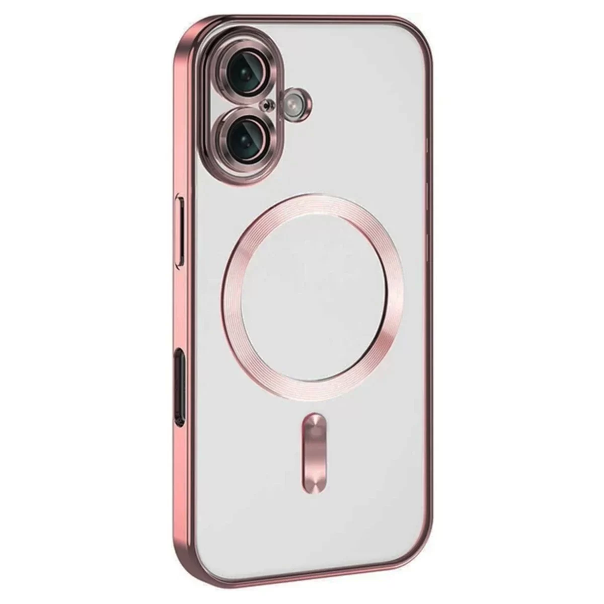 Newface Apple iPhone 16 Plus Kılıf Kross Magneticsafe Kapak - Pembe