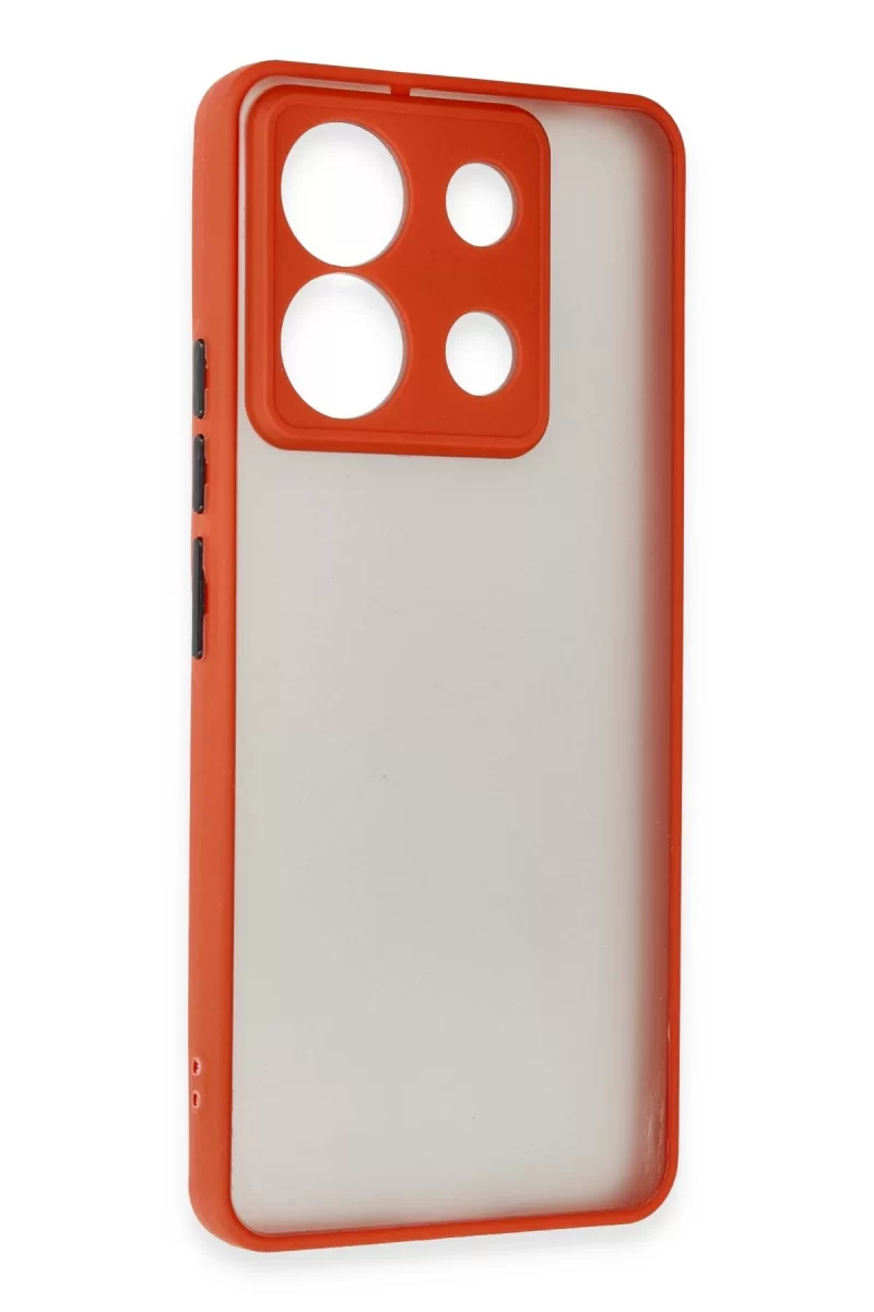 Newface Xiaomi Redmi Note 13 Pro 5G Kılıf Montreal Silikon Kapak - Kırmızı