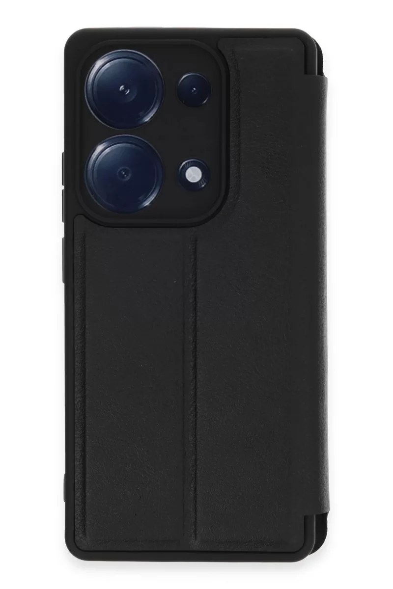 Newface Xiaomi Redmi Note 13 Pro 4G Kılıf Flip Cover - Siyah