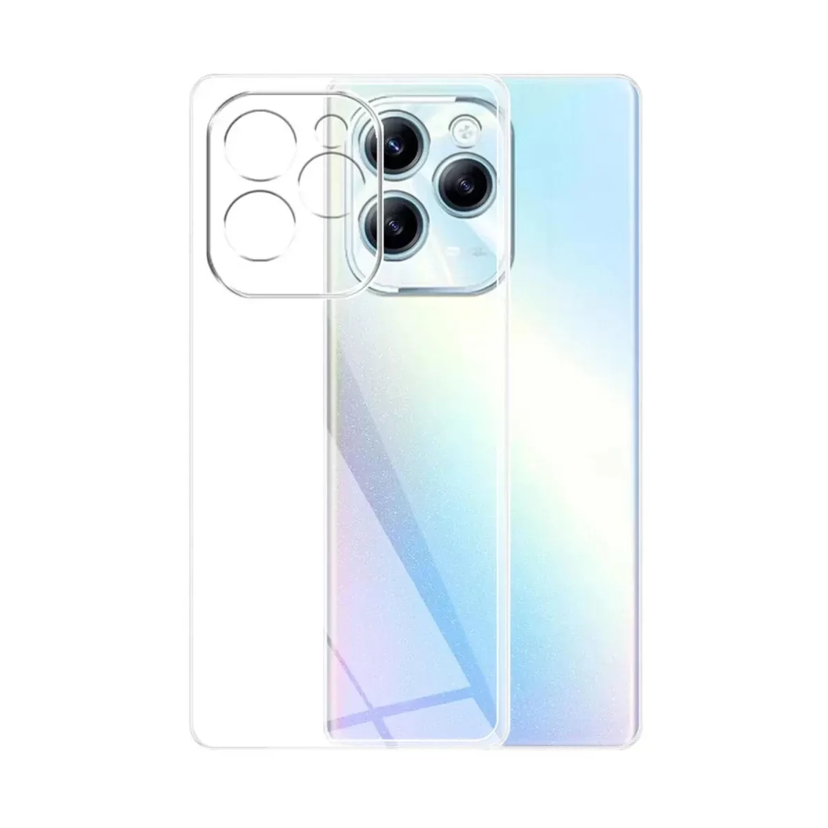 Newface İnfinix Hot 40i Kılıf Lüx Şeffaf Silikon
