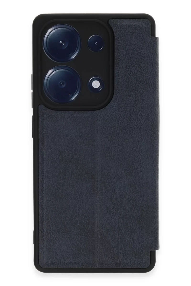 Newface Xiaomi Redmi Note 13 Pro 4G Kılıf Flip Cover - Lacivert