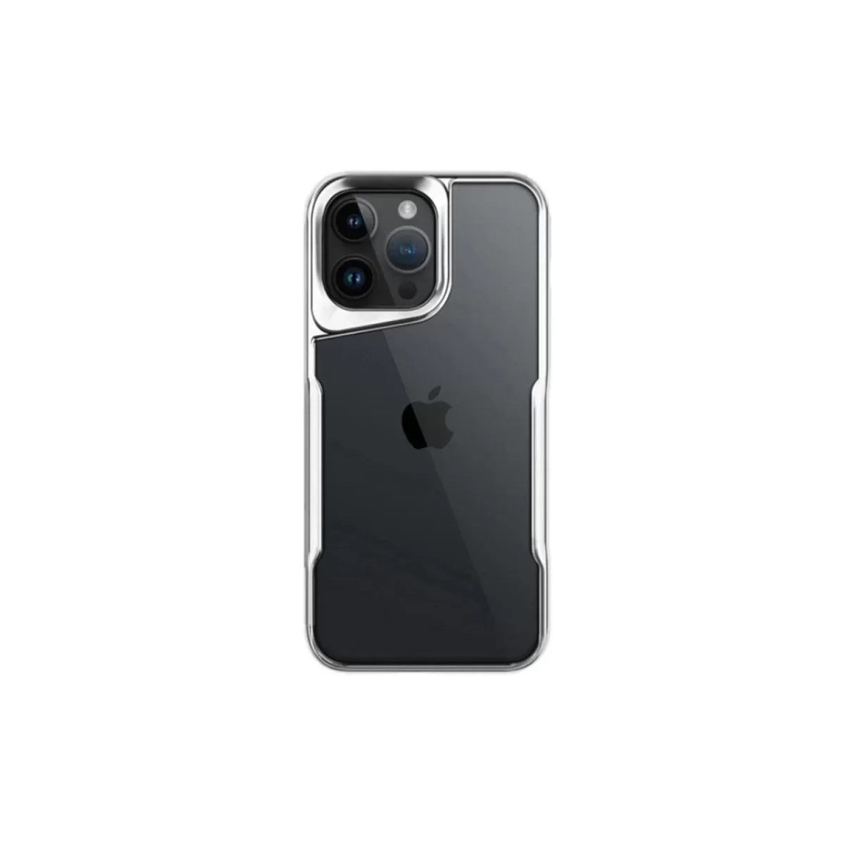 Newface Apple iPhone 16 Pro Kılıf Boyi Silikon Kapak - Gümüş